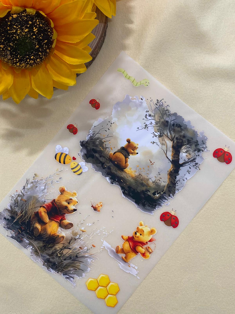 Papel Transfer do winnie  pooh  1