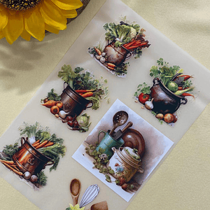 Papel Transfer legumes 