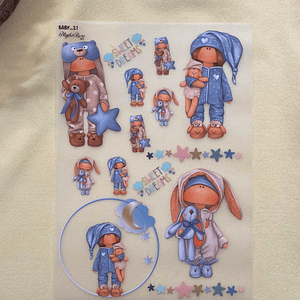 Papel Transfer do pijaminha 