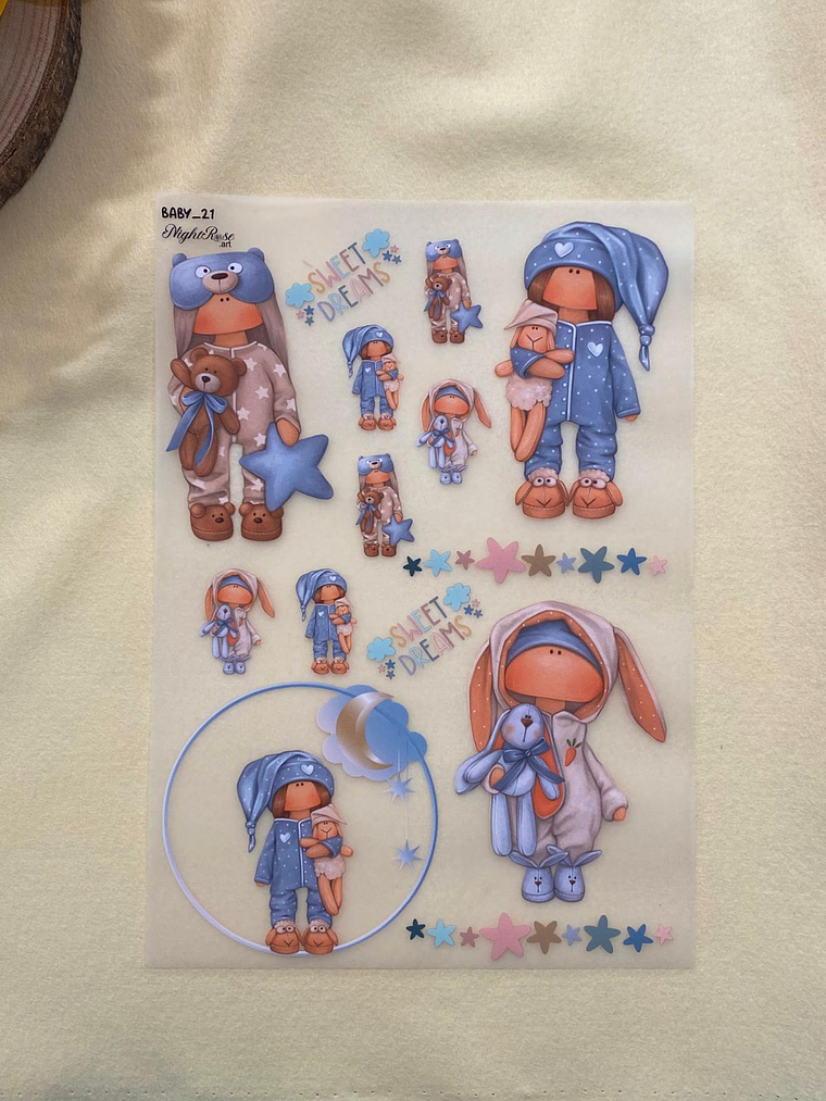 Papel Transfer do pijaminha  2