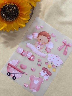 Papel Transfer baby girl