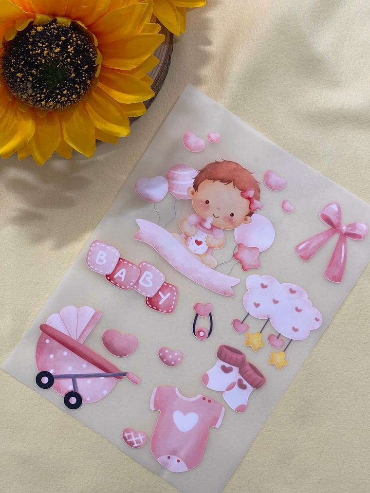 Papel Transfer baby girl 1