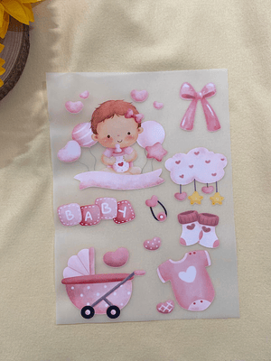 Papel Transfer baby girl