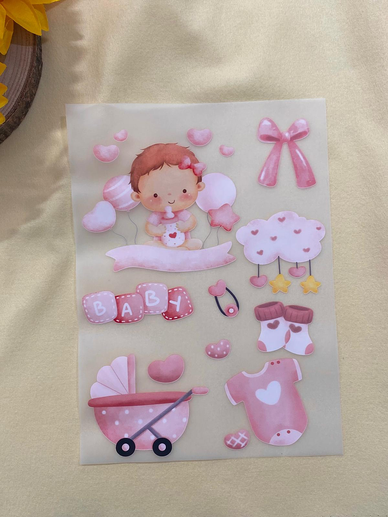 Papel Transfer baby girl 2
