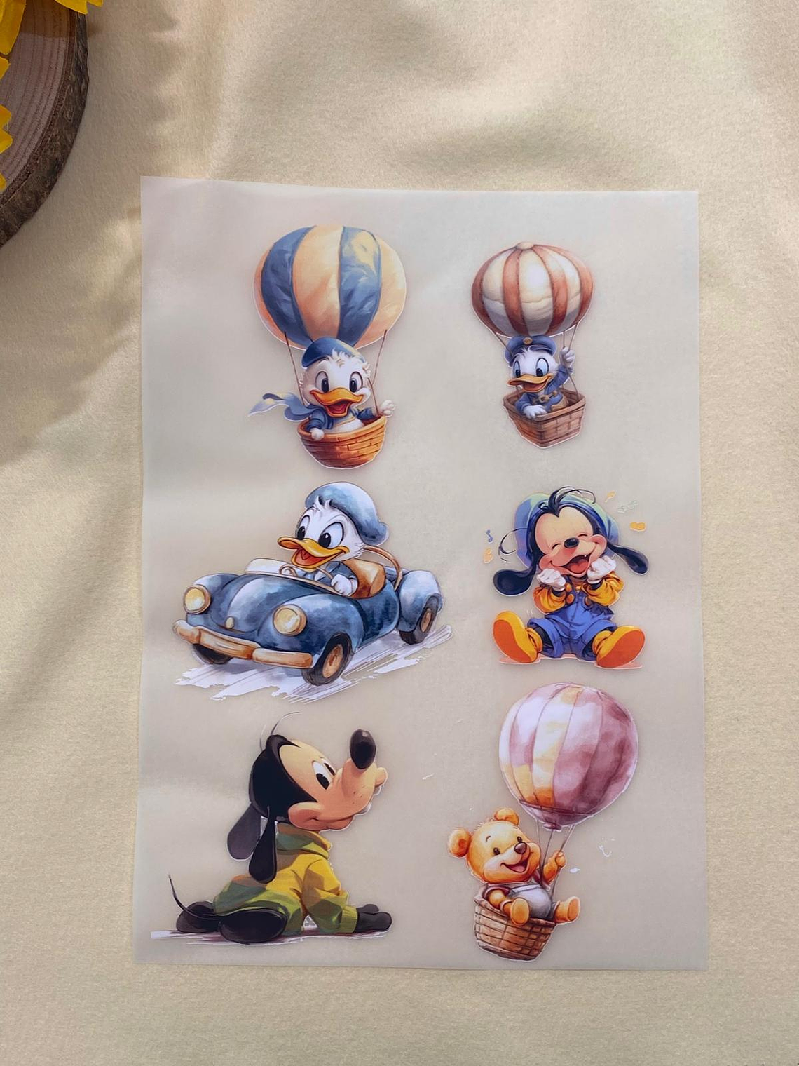 Papel transfer Disney  2