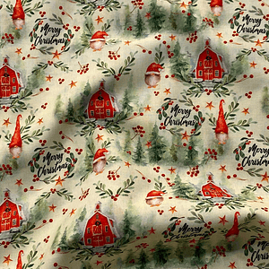 Tecido merry Christmas