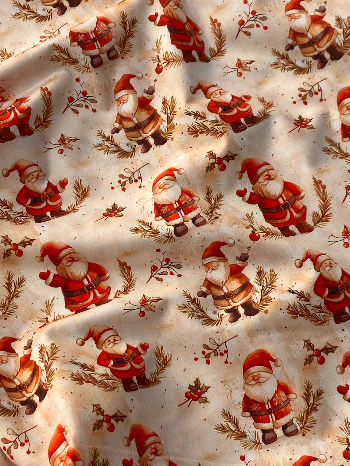 Tecido com o pai natal 1