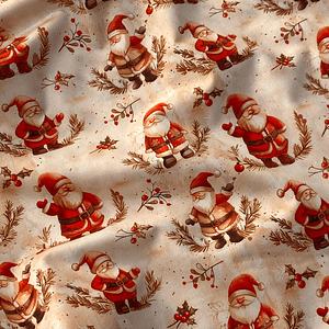 Tecido com o pai natal