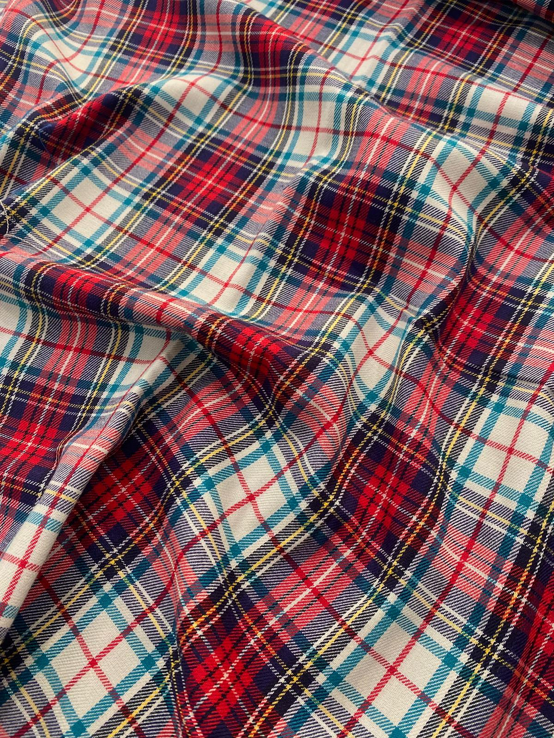 Tecido xadrez colorido  1