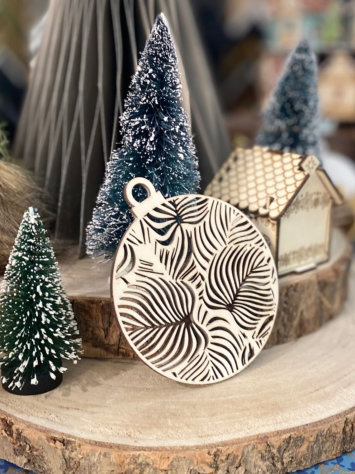 Bola  de natal planta de Adão 1