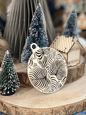 Bola  de natal planta de Adão