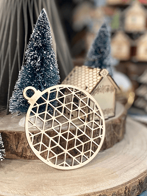 Bola de Natal geométrica 