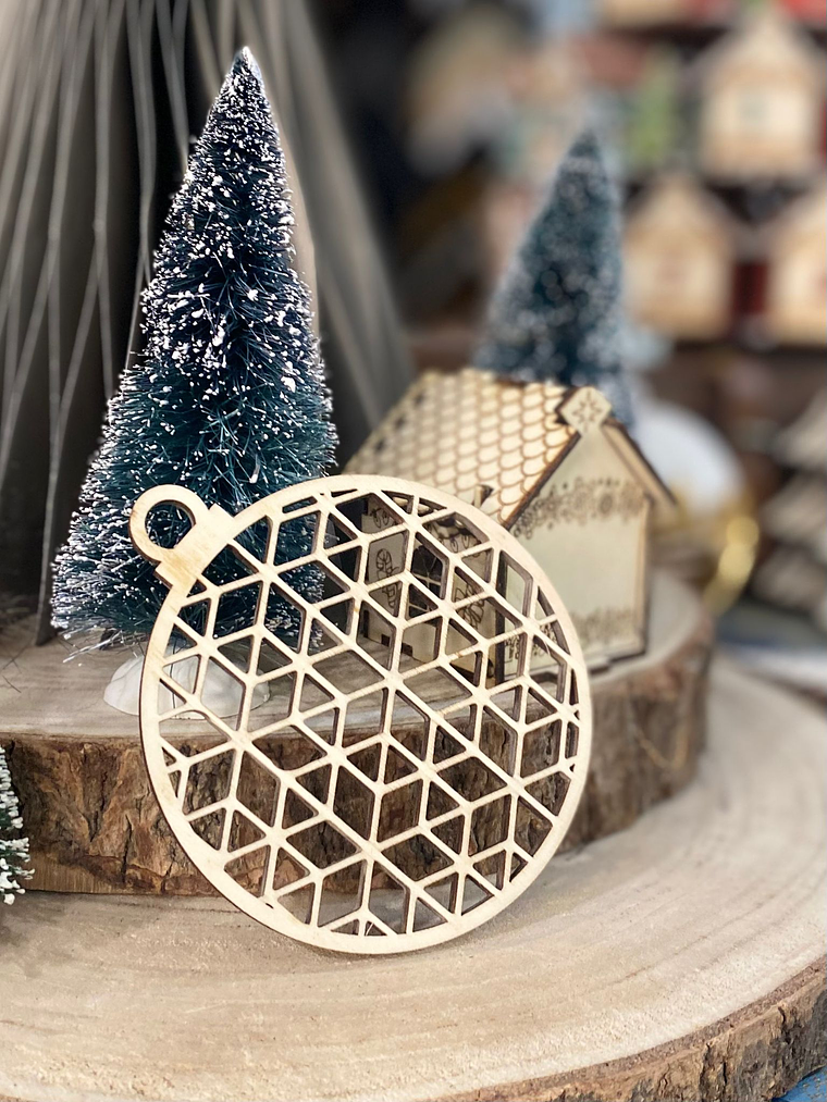 Bola de Natal geométrica  1