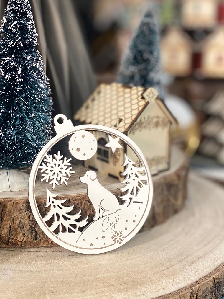 Bola de natal do cãozinho 1