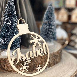 Bola de natal dos nomes