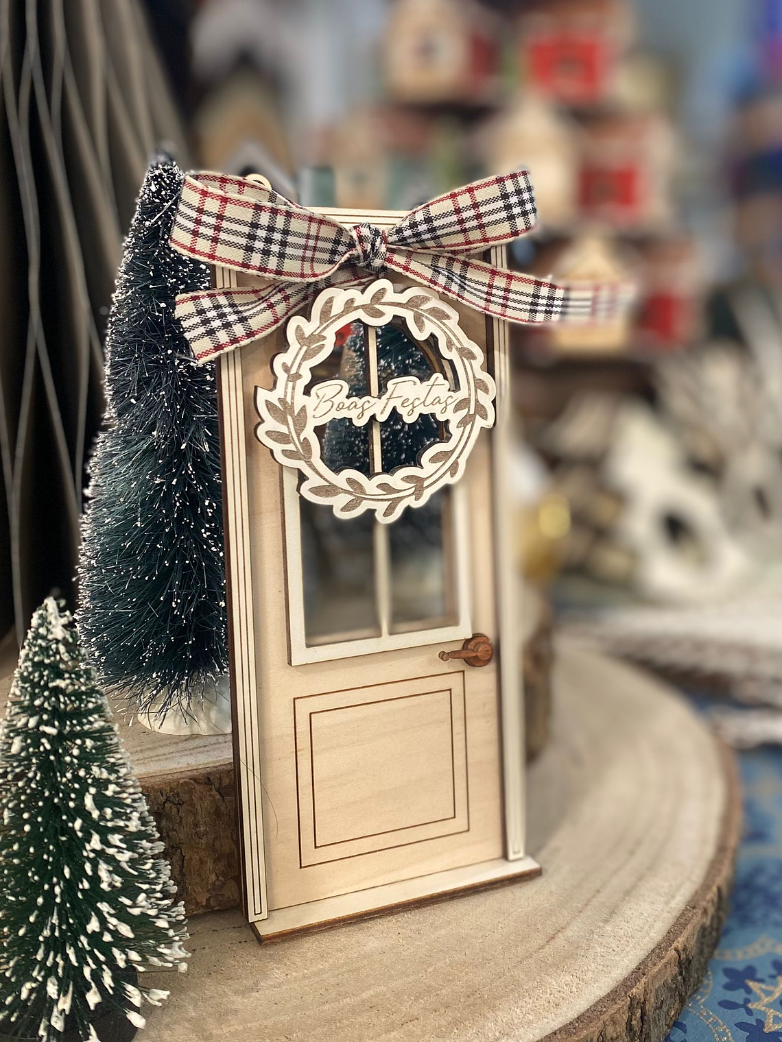 Porta de natal decorativa  1