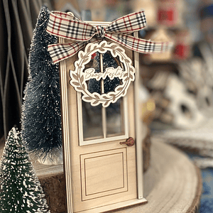Porta de natal decorativa 