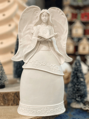 Anjo com livro 24 cm 15 cm