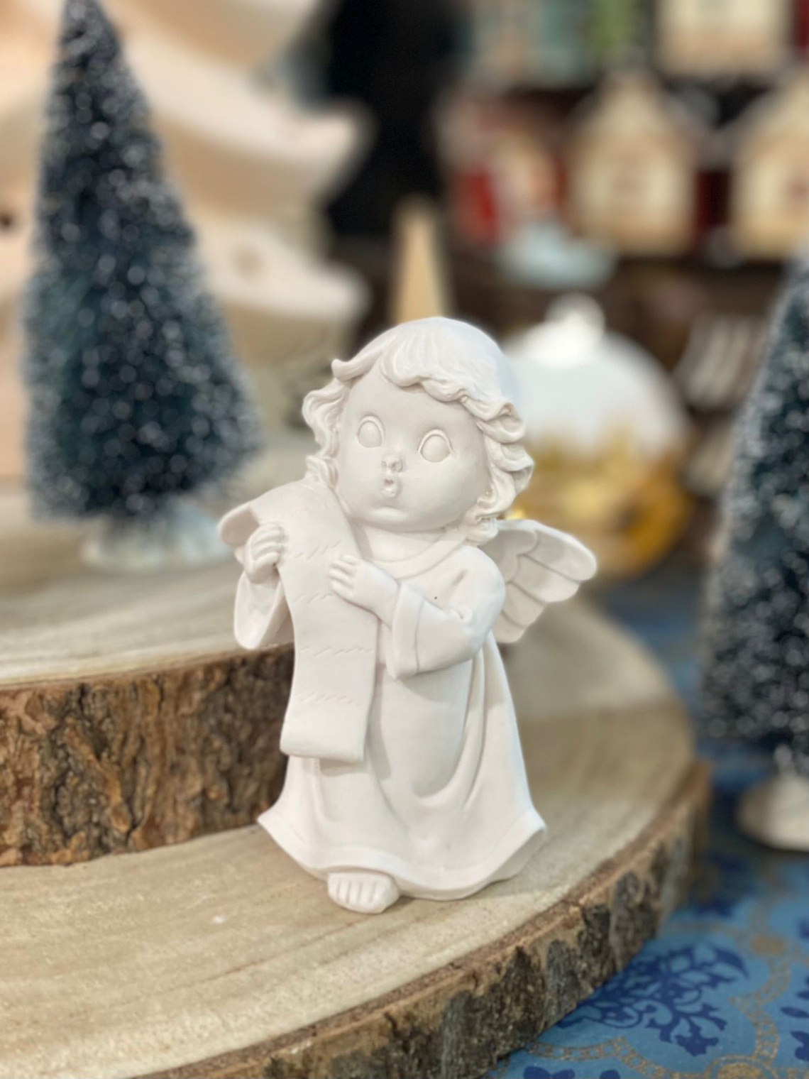 Anjo com pergaminho 11 cm x 8 cm 1