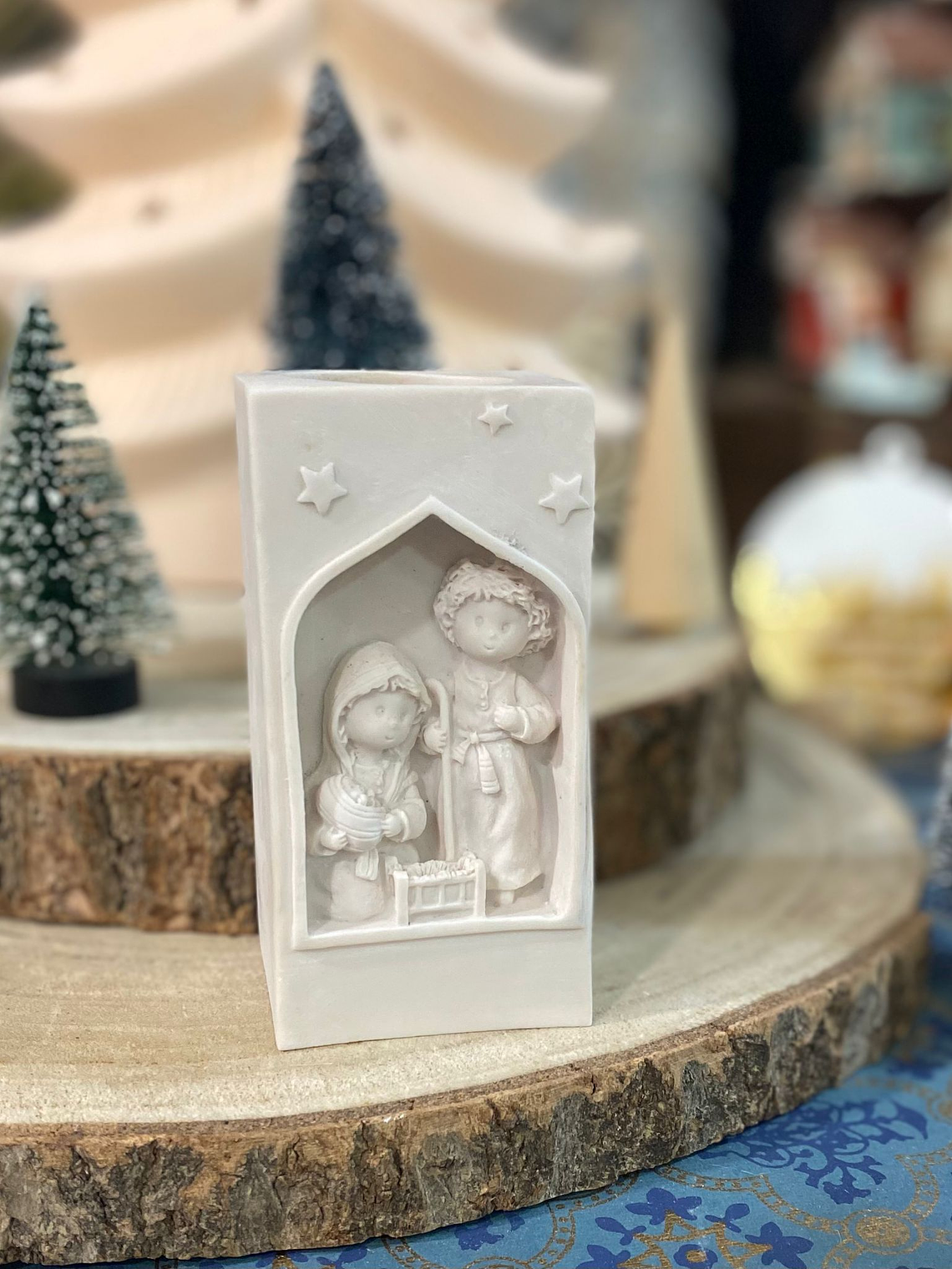 Presépio com suporte para vela 5,5 cm x 12 cm 1