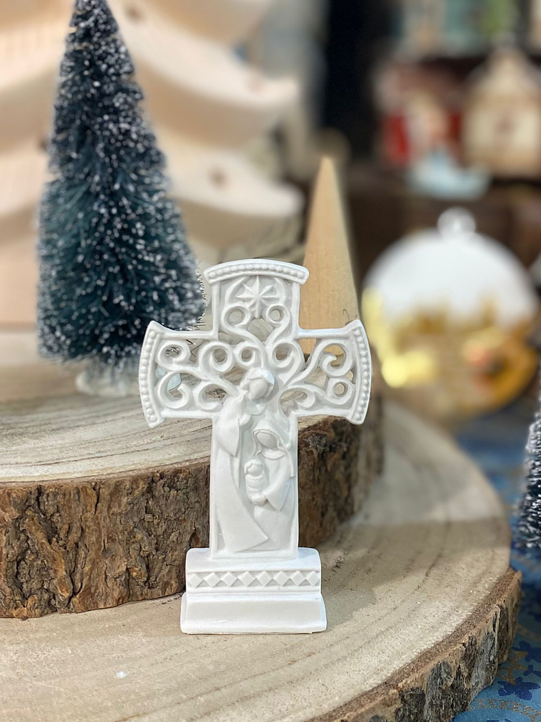 Presépio na cruz 10 cm x 6,5 cm 1