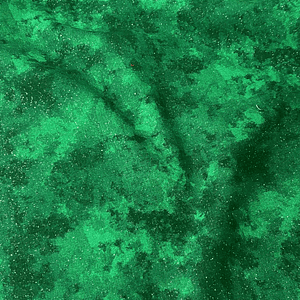 Tecido verde com gllitter  dourado