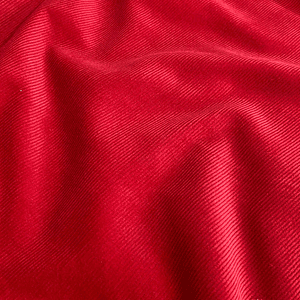 Tecido bombazine vermelho