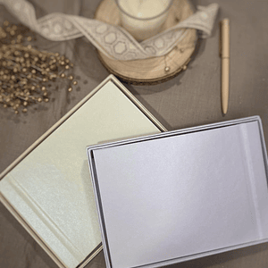 Livro de honra  A4 branco com brilho 