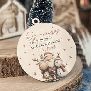 Bola de Natal dos amigos 