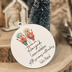 Bola de Natal das amigas 