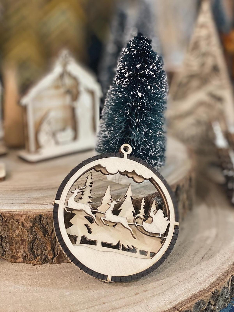 Bola de Natal com trenó  1