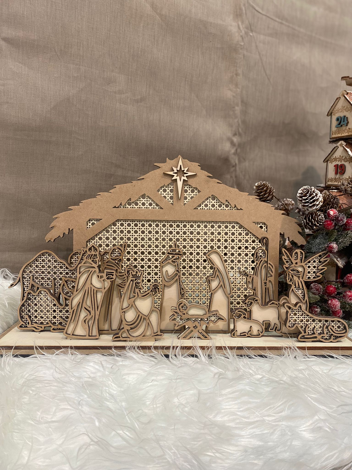 Presépio em madeira  1