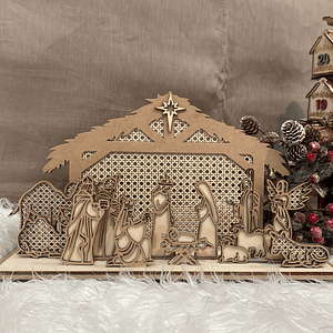 Presépio em madeira 