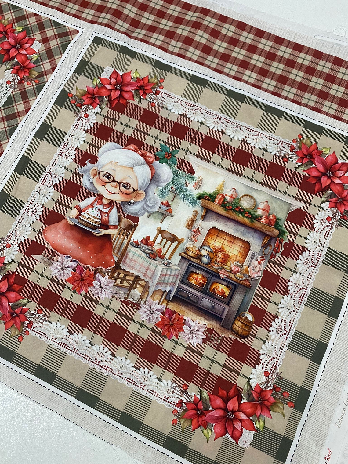 Painel de Natal com botinhas e individuais  3