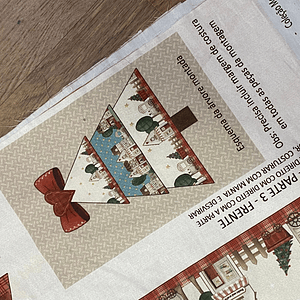 Painel com árvore de natal