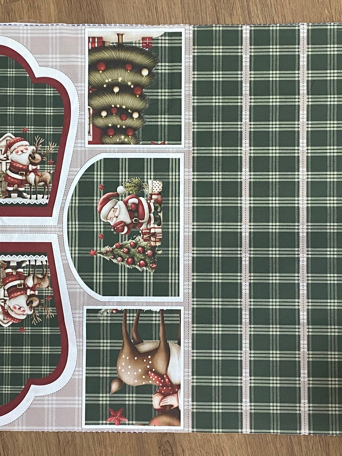 Painel com avental e luvas de Natal  1