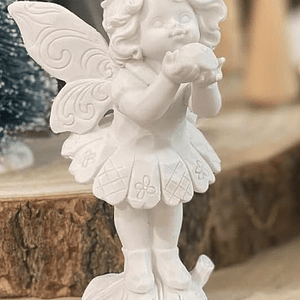 Anjo em marfinite 12 cm 