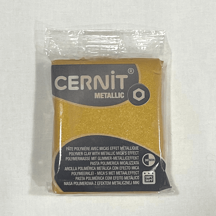Cernit gold metálico 56 gramas 2