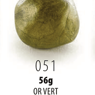 Cernit metálico green gold 56 gramas