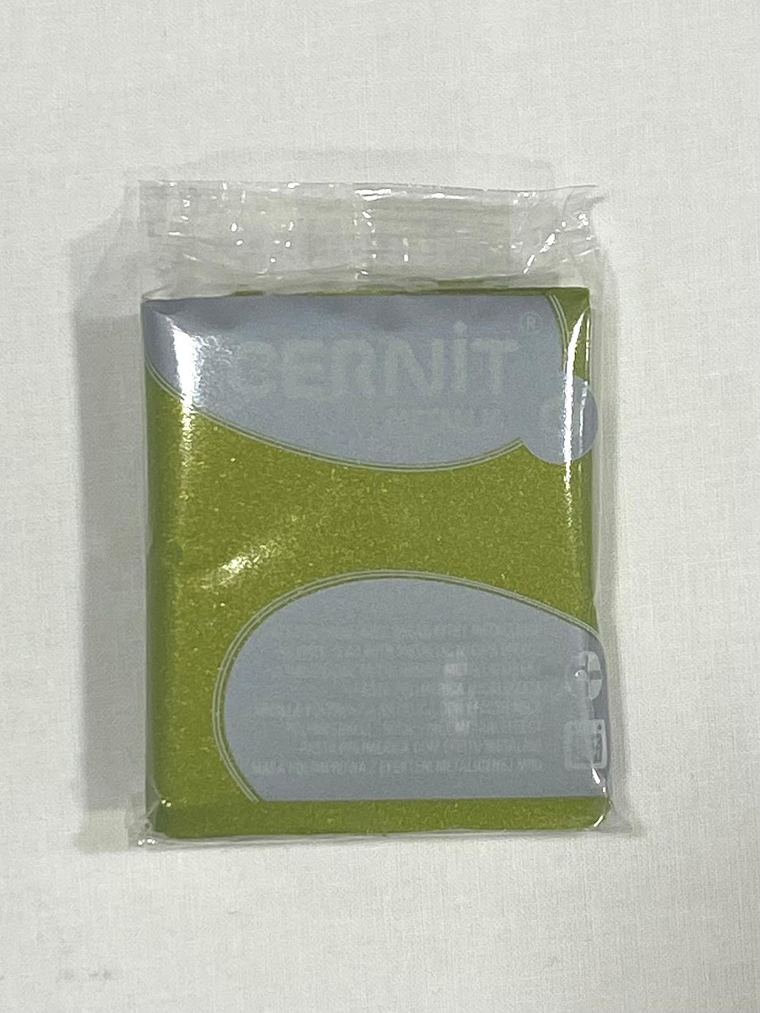 Cernit metálico green gold 56 gramas 2