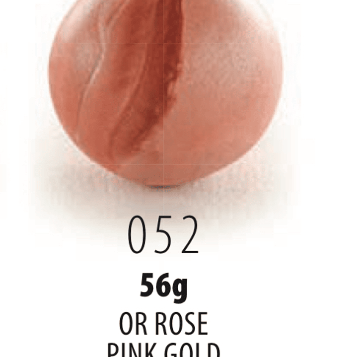 Cernit rosa gold metálica 56 gramas  1