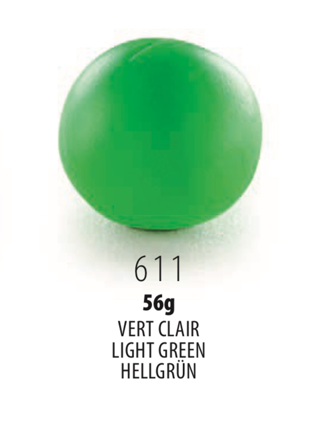 Cernit verde claro 56 gramas opaca  1