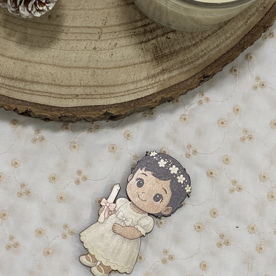 Bonequinha para lembranças religiosas 7 cm 1