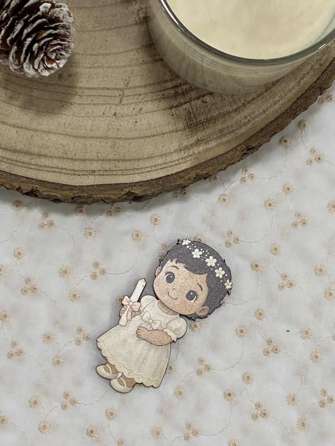 Bonequinha para lembranças religiosas 7 cm 1