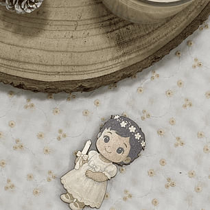 Bonequinha para lembranças religiosas 7 cm