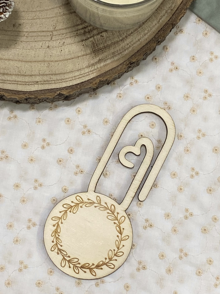 Marcador de livro com ramagens 12,50 cm 1