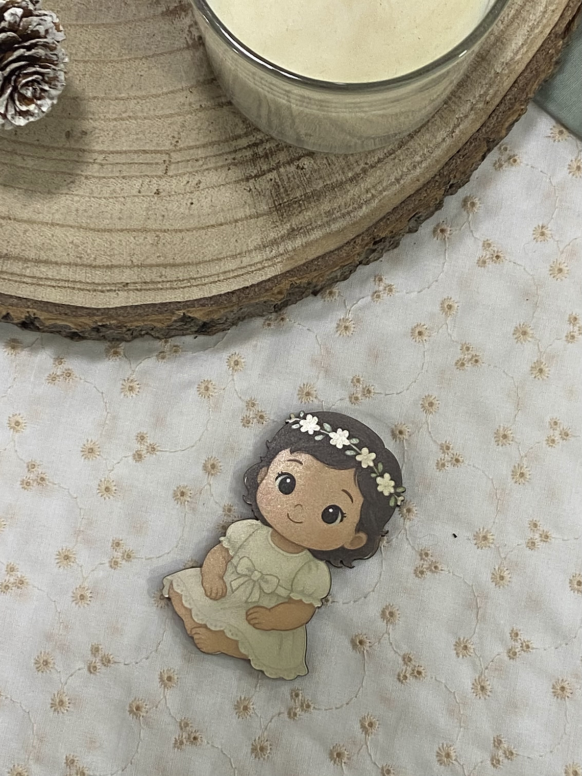 Boneca para lembranças religiosas 7 cm  1