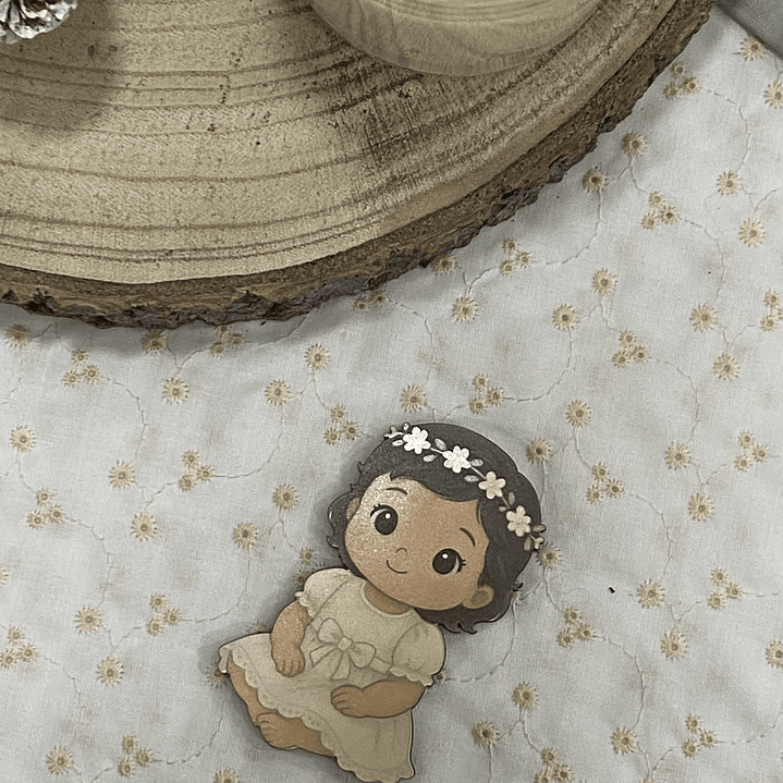 Boneca para lembranças religiosas 7 cm  1