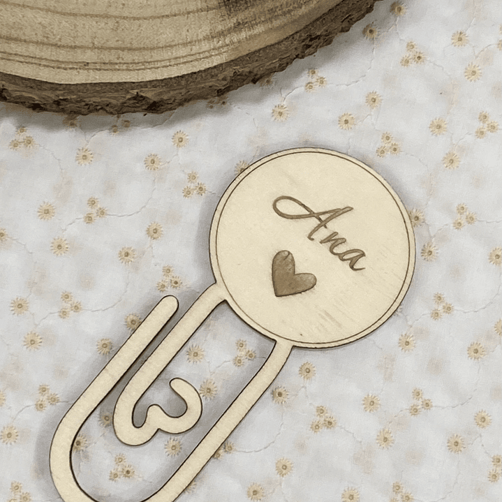 Marcador de livro com nome personalizavel 1