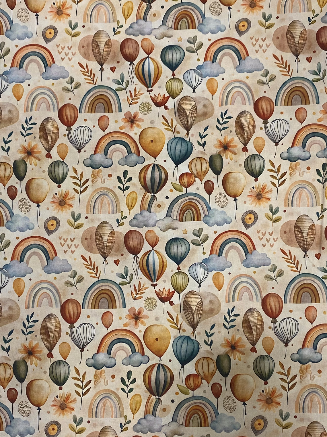 Tecido infantil tons pastéis fortes  1